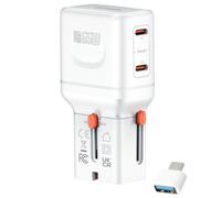4smarts Chargeur secteur PDPlug Slim Dual 65W GaN 2C