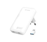 4smarts Chargeur Secteur Universel 542045 Blanc, Type Intérieure, Alimentation Secteur, 1 Port, Plug & Play, 95x105x35mm, 80g, Adaptateur Secteur Fourni