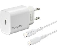 Chargeur 4smarts 20W + câble USB-C de 1,5 mtr.
