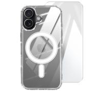Coque MagSafe pour iPhone 17 Série Pack Premium avec Verre Trempé 9H 4smarts Transparent