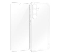 Coque pour Samsung Galaxy A55 Rigide avec Verre Trempé 9H Transparent