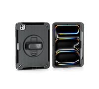 4smarts Housse 541161 Noire pour iPad Pro 11" (27.9cm) - Polycarbonate/TPU - Position Debout - Dimensions 235x320x39mm - Poids 380g