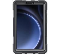 4smarts, housse de protection pour Galaxy Tab A9 bi-matière anneau support, noir