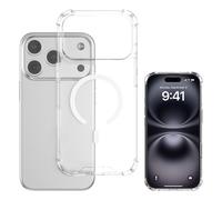 Coque pour iPhone 17 Pro Max - 4SMARTS - Ibiza - Transparent - Compatible MagSafe - Anti-chute 1,2m