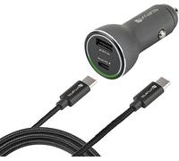 4smarts Kfz-Schnell-Ladeset iPD pour USB Typ-C Smartphones