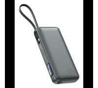 4smarts Powerbank 541603 20000mAh Li-Ion 165W USB-A + USB-C Power Delivery 3.0/PPS/Quick Charge 3.0 Gris - Écran LCD et Triple Sortie