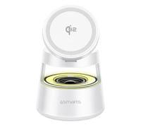 4smarts Qi2 Aura Sound Station de charge Blanc