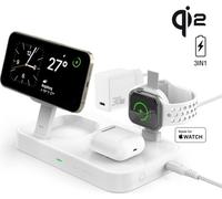 4smarts Qi2 Universal Blanc AC Charge sans fil Charge rapide Intérieur (540999)
