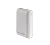 4smarts VoltHub Go2 Batterie Externe 10000mAh LiPo Blanc - 2x USB-A (5V/2.1A, 5V/2A), 1x USB-C (5V/1A), Micro-USB, USB-C, 5V/2.1A, 214g