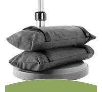 4smile Lot de 2 sacs de sable pour parasol - 2 x 15 kg - Pour pied de parasol - SunnySandbag - Avec 2 poignées de transport - Poids pour parasol