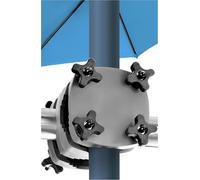 4smile Support Parasol Balcon - Pied de Parasol d'échange SunnyGuy, Support pour Parasol sûr Balcon - Attache Parasol Balcon Universelle