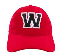 4sold Casual Coton Alphabet A-Z Rouge Casquettes Noir Lettre Snap Retour Chapeau Chapeaux Unisexe Garçons Filles ou Homme Casquette Casquette de Baseball Rouge Chapeau Enfants Cap (Rouge W, Garçon)