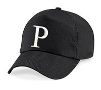 4sold Fille Enfants Chapeau Bonnet Unisexe A-Z Alphabet New Casquette de Baseball Cap Noir Garçon