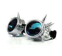 4sold Kaléidoscope Cyber Steampunk Lunettes de Natation Rave Vintage Style Victorien Gothique comme Lunettes de Soleil