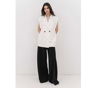 4TAILORS Gilet 'Spice It Up' blanc, Taille L