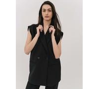 4TAILORS Gilet 'Spice It Up' noir, Taille XL