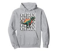 4th Grade Dinosaur T Rex Back to School for Kids Boys Girls Sweat à Capuche
