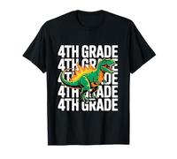 4th Grade Dinosaur T Rex Back to School for Kids Boys Girls T-Shirt