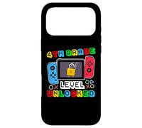 4th Grade Level Unlocked Gamer Back to School Boy Coque pour iPhone 17 Pro Max