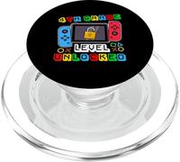 4th Grade Level Unlocked Gamer Back to School Boy PopSockets PopGrip pour MagSafe