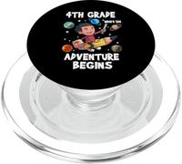 4th Grade Where The Adventure Begins Back to School for Boys PopSockets PopGrip pour MagSafe