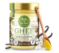 4th & Heart, Ghee Clarified Butter, Grass-Fed, Vanilla Bean, 9 oz (225 g)