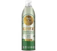 4th & Heart Spray de cuisine original Ghee Oil, 142 ml, mélange antiadhésif d'huiles de ghee, d'avocat et de pépins de raisin nourries à l'herbe, Keto, pâturage, sans lactose, certifié Paleo