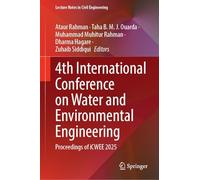 4e Conférence internationale Eau & Environnement – Actes iCWEE 2025 – Springer Verlag