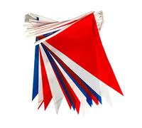 4th July Independence Day Flag, American Red White and Blue Flag Decorations, Flag Pennant Banners Decorations Supplies for Festival School Party Celebrations