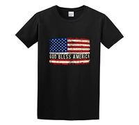 4Th of July - Cool American Flag Independence Day Gift T-Shirt Black Mens Tee Unisex Shirt XL