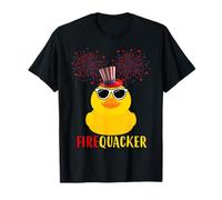 4th of July Duck Firequacker Lunettes de Soleil patriotiques drôles T-Shirt