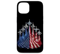 4th of July Fighter Jet US Flag American Military Planes Coque pour iPhone 13