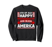 4th of July Indepedence Day Patriotic God Bless American Sweatshirt