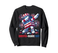 4th of July INDEPEN-Dance Day Blocks Bricks Master Builder Sweatshirt