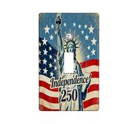 4th of July Independence Day Couvercle d'interrupteur décoratif Plaque murale 1 interrupteur à bascule unique, 1776-2026 Plaque électrique pour 250e anniversaire des États-Unis, façade électrique