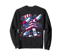 4th of July Master Builder USA Flag Patriotic Kids Boys Men Sweatshirt