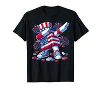 4th of July Master Builder USA Flag Patriotic Kids Boys Men T-Shirt