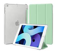 4UBonLife Coque pour iPad 6ème/5ème génération 9,7 Pouces,Compatible avec iPad Air 1/Air 2, Étui de Protection Léger Coque Arrière en PC Rigide Translucide Givré pour iPad 9,7", Vert Menthe