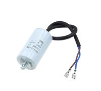 4uF Refrigerator Start Capacitor 450V CBB65A White | 4uF capacity, 450V rating, efficient energy usage, optimal compressor startup power, white housing