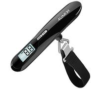 4UMOR Balance Bagage Électronique Portable Digital Numérique - Peson Max 50Kg/110Lb (LB,g,oz,kg) avec Pile Incluse, Noir