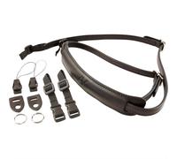 4V Design Lusso Slim Neck Strap Tuscany Leather Black/Black | ✅ Liquidation : parti=parti