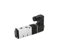 4V110-06 5 Way 2 Position 1/8" Pneumatic Solenoid Valve DC 24V DC 12V AC 110V AC220V NWPNLXEA(AC220V)