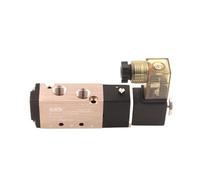 4v110-06 Vanne pneumatique Électrovanne électrique Contrôle Air Gaz Magnétique 5 Voies 2 Positions DC12V 24V AC110V 220V Bobine Volt(DC24V)