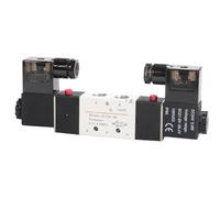 4V120-06 4V220-08 4V320-10 4v420-15 Solenoid Valve Air Two Position Five Way Reversing 12V 24V 110V 220V(4V220-06,AC220V)
