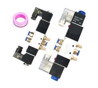 4V130C-06 4V230C-08 4V330C-10 4V430C-15 3 Position 5 Port Air Solenoid Valves Pneumatic Control Valves(4V230C-08 PC12-02,DC24V)