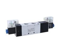 4V430C-15 Double tête Double contrôle 5 voies 3 positions mise hors tension électrovanne directionnelle pneumatique(Only 4V430C-15,DC12V)