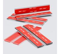 4x 100mm Charnières Flexibles à profil bas -Aucune colle requise, Auto-adhésif. Charnières auto-adhésives. Charnières actives flexibles, transparentes