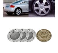 4x 147MM Audi Cache Moyeu Centre de Roue Enjoliveur Embleme Jante Logo Argent pour TT Mk1 A2 A3 A4 A6 A8 S4 8N0601165A