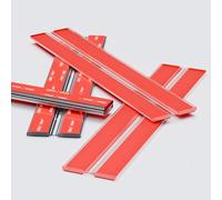 4x 200mm Charnières Flexibles à profil bas -Aucune colle requise, Auto-adhésif. Charnières auto-adhésives. Charnières actives flexibles, transparentes