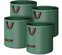 4x 272l Sacs de Jardin IndéChirables,Sac de Jardin Extra Et Robuste,Sac de Jardin Pliable Et Lavable En Tissu PolypropylèNe de 150 G/M2,Adapté Aux Feuilles,à L'Herbe Et Aux DéChets de Jardin